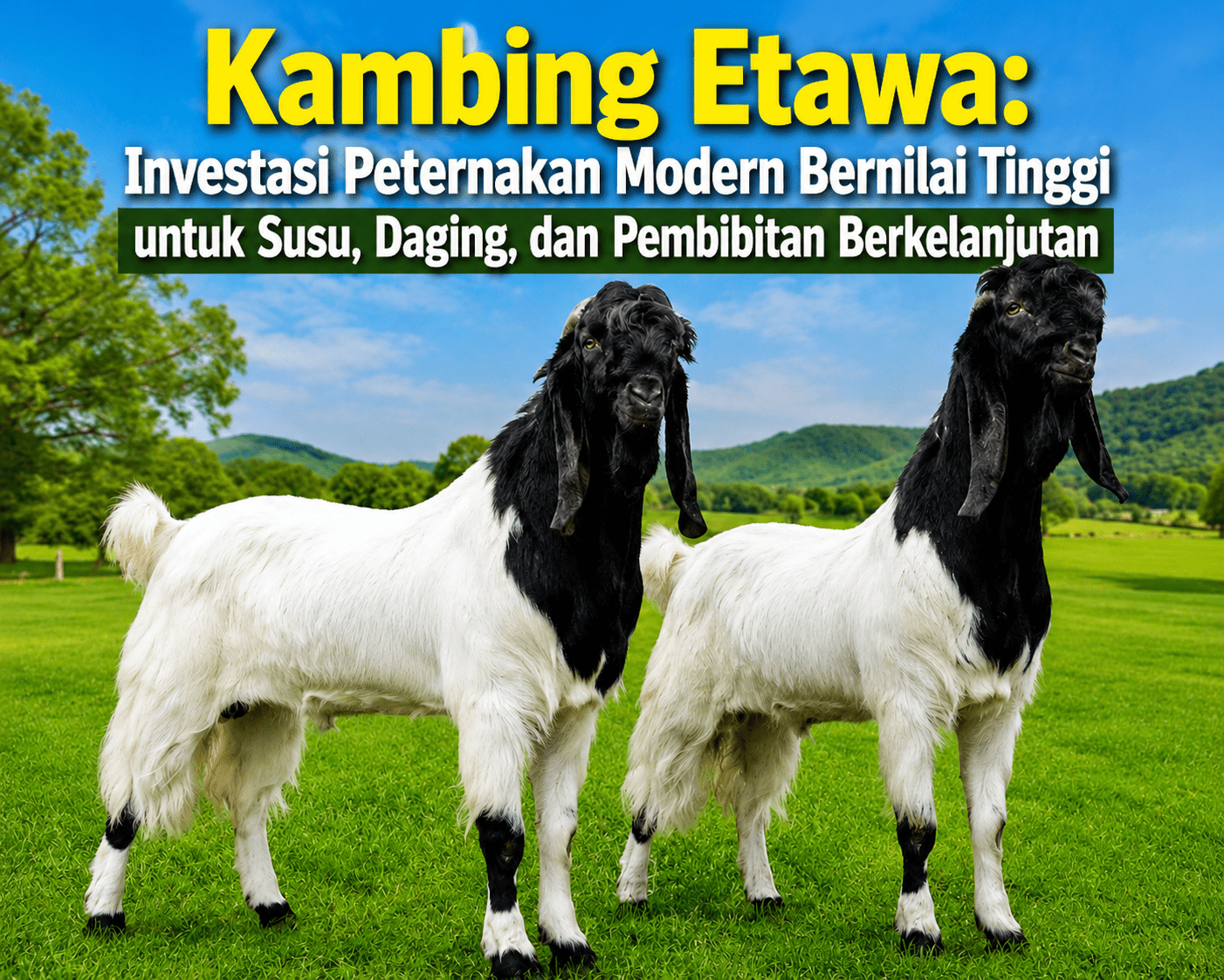 Kambing Peranakan Etawa, 4 Strategi Investasi Paling Sukses