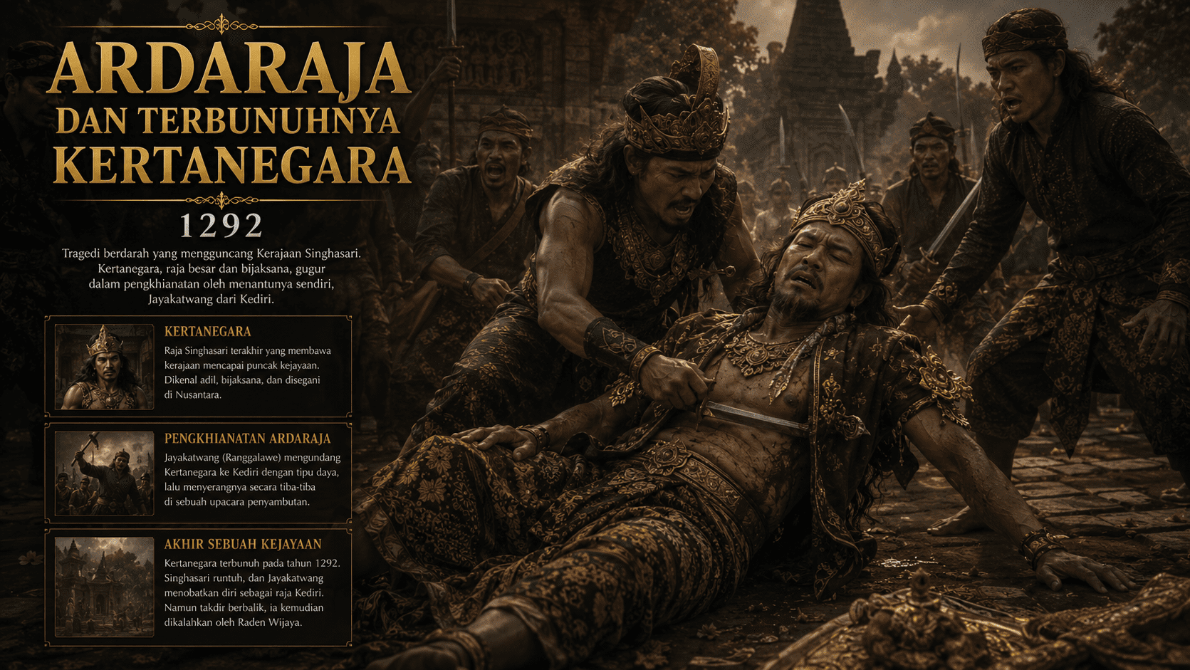 Durhaka Politik Ardaraja, Menantu Yang "Membunuh" Kertanegara 1292 M