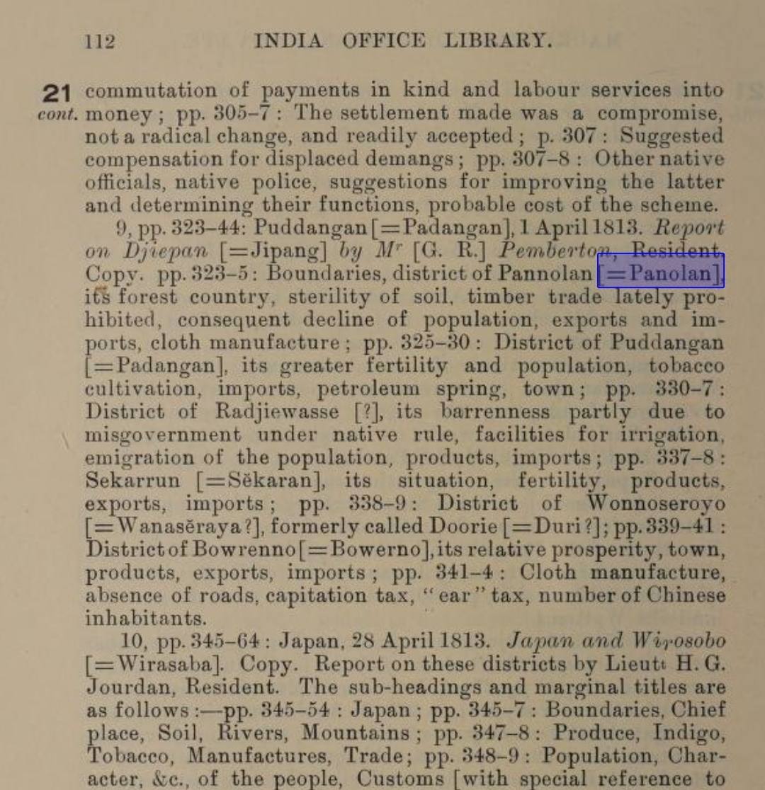 George Richard Pemberton Dan Awal Penemuan Minyak Bojonegoro 1813