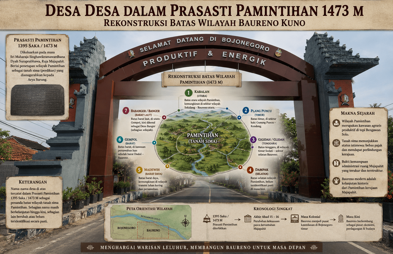 Rekonstruksi Batas Sima Brawardhana Berdasarkan Prasasti Pamintihan 1473 M