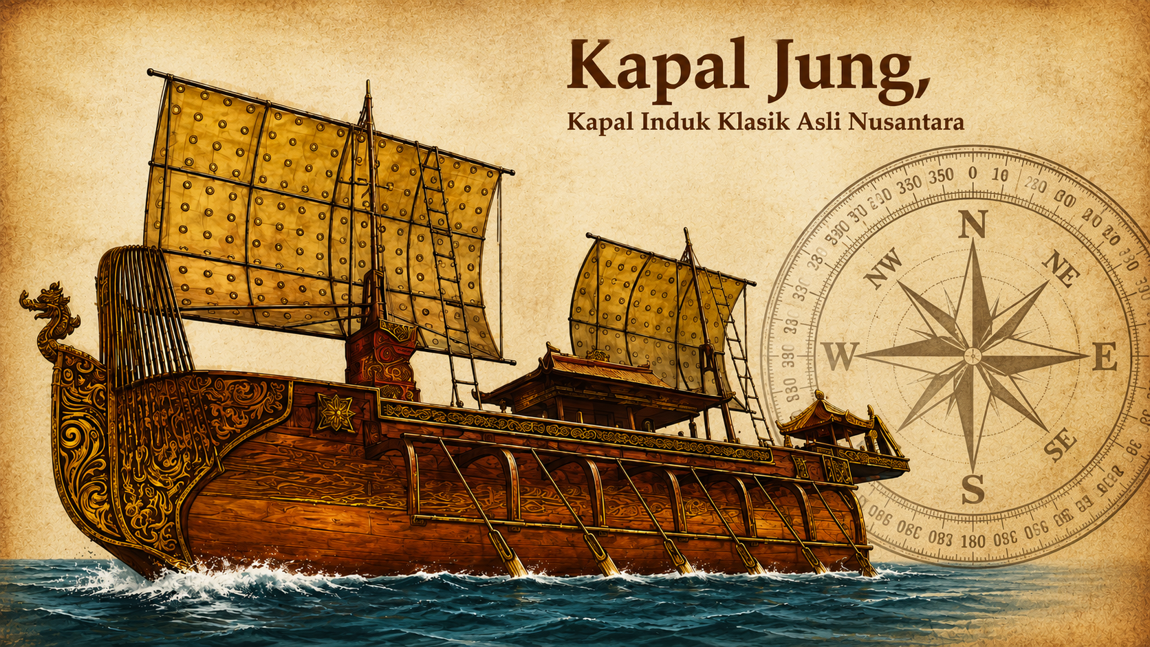 Jung Jawa, Kapal Kayu Raksasa Nusantara Sejak Abad ke 9