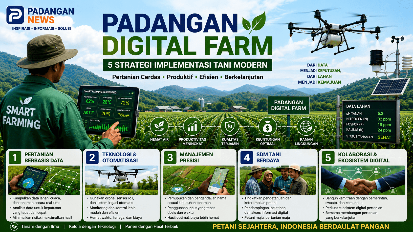 Padangan Digital Farm, 5 Strategi Implementasi Tani Modern