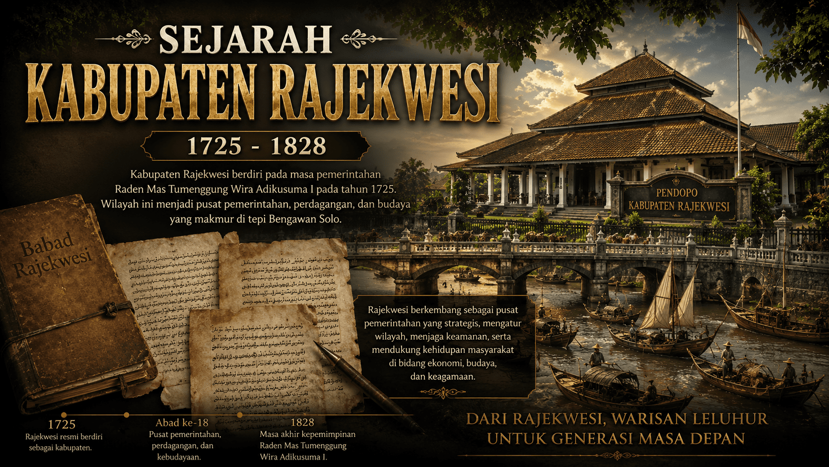 Sejarah Kabupaten Rajekwesi (1725–1828): Benteng Kemerdekaan Terakhir Jipang
