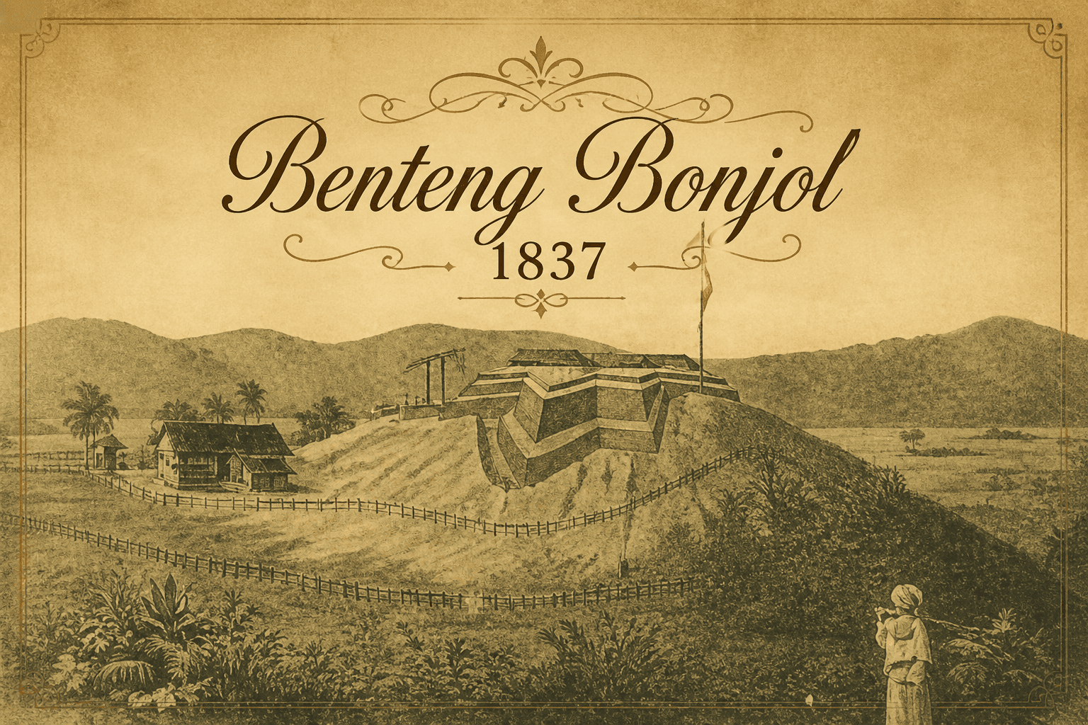 Benteng Bonjol 1837 : Awal Penaklukan Ranah Minang