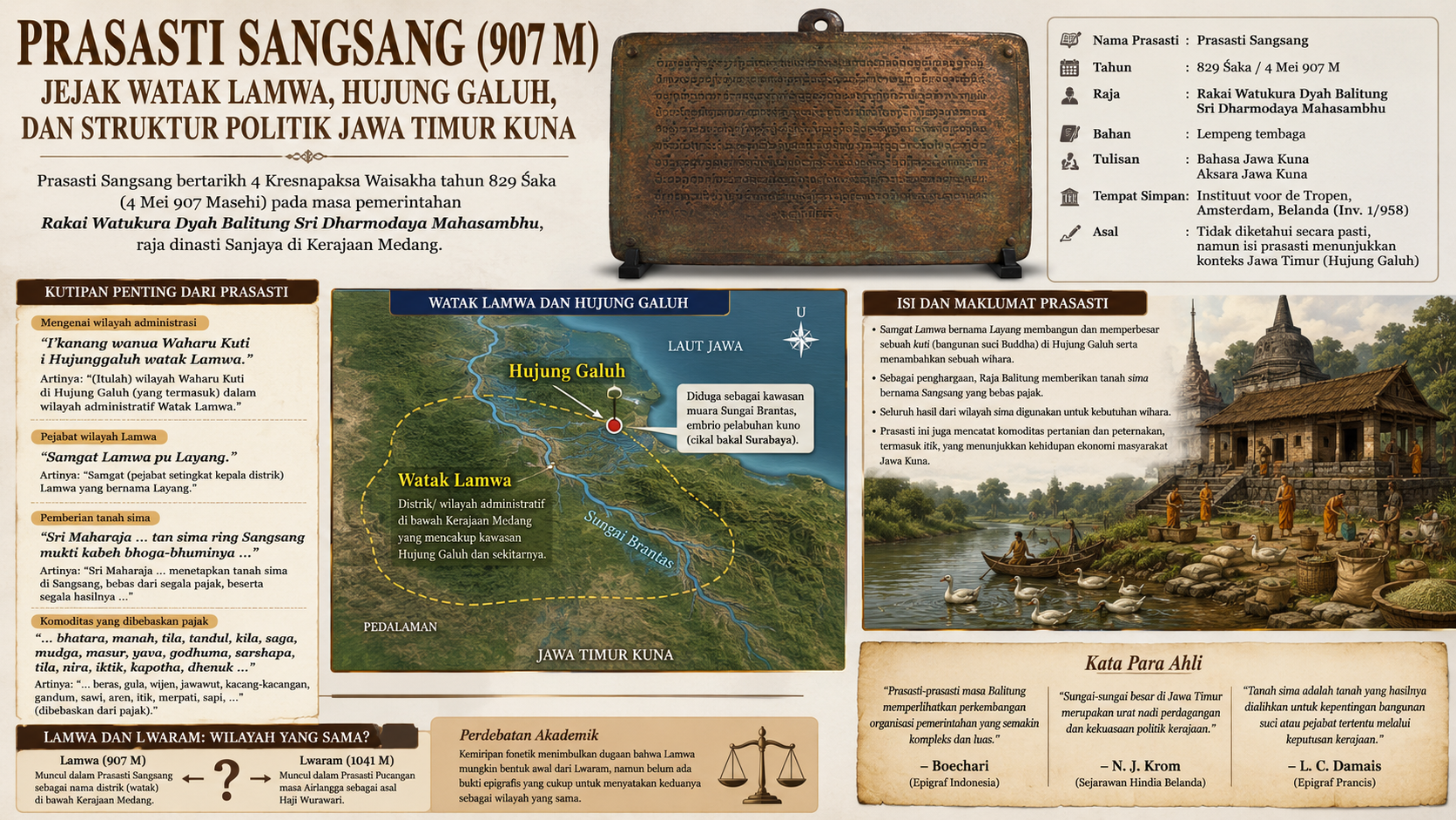 Prasasti Sangsang (907 M), Surabaya Kuno di Hujung Galuh
