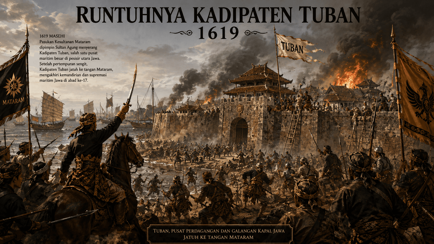 Sejarah Runtuhnya Kadipaten Tuban 1619, Malapetaka Maritim Jawa