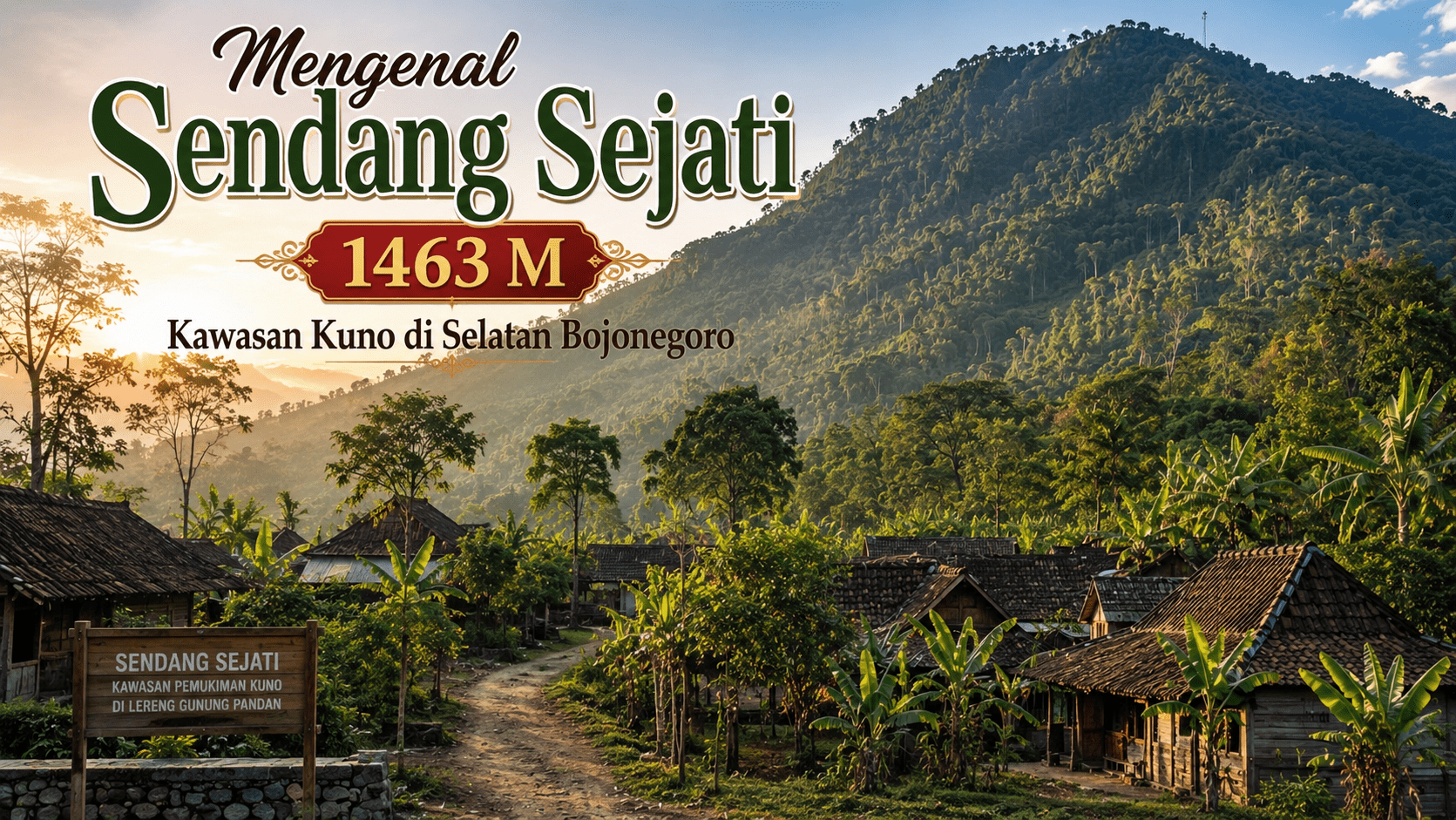 Mengenal Sendang Sejati 1463 M, Kawasan Kuno di Selatan Bojonegoro